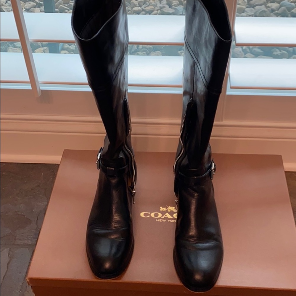 Black Coach Boots